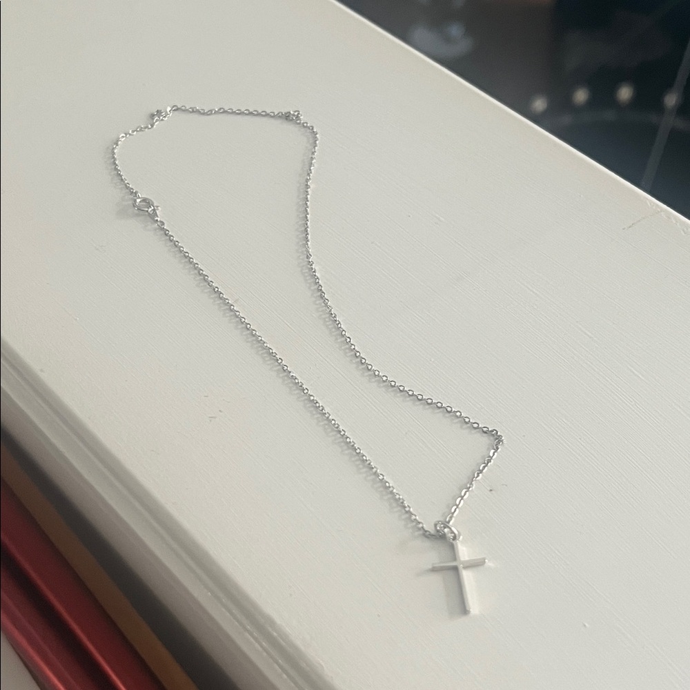 Silver Cross Necklace